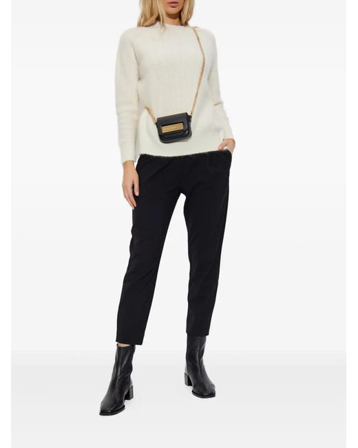 AllSaints White Kit Cable-Knit Jumper