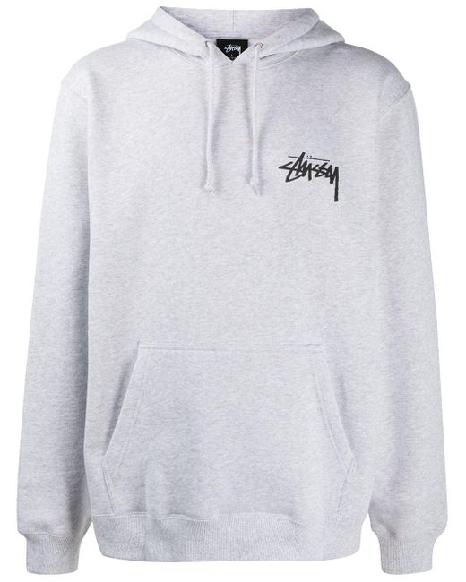 Sudadera Peace and Love Stussy de hombre de color Gray