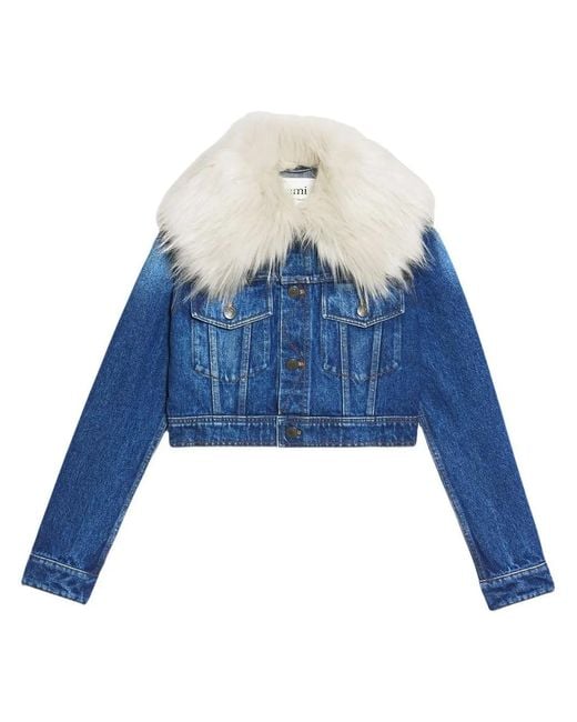 AMI Denim Jack in het Blue