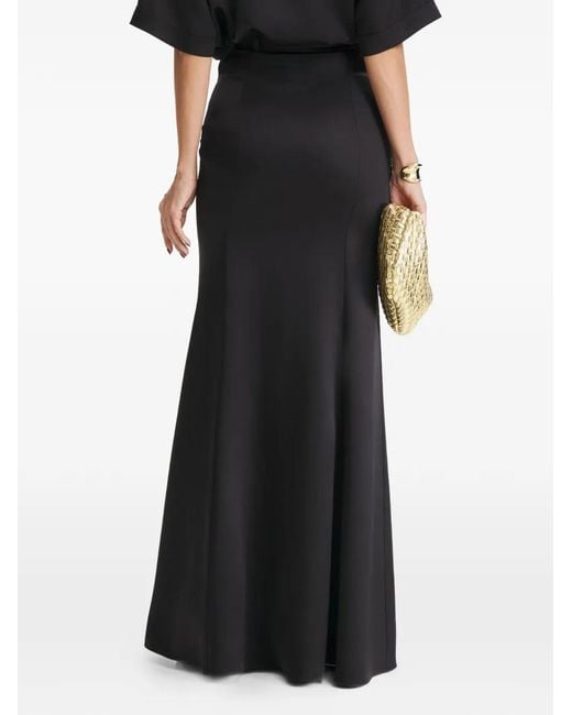 Il Volo Black Anais Belted-Waist Skirt