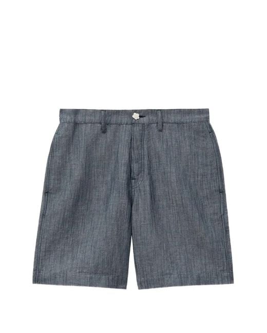 KENZO Gray Tulip Bermuda Shorts for men