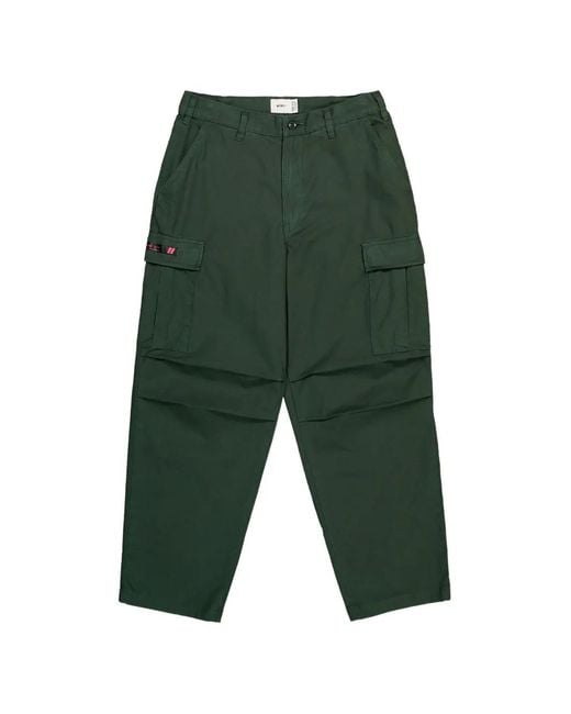 (w)taps Green Ripstop Pocket Trousers for men
