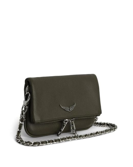 Zadig & Voltaire Green Rock Grained Leather Bags