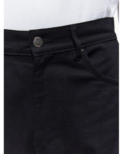 Fursac Blue Logo-Embroidered Jeans for men