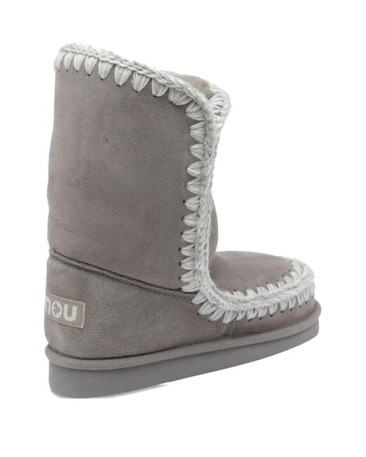 Mou Gray Winter Boots