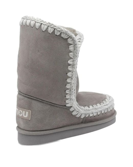 Mou Gray Winter Boots