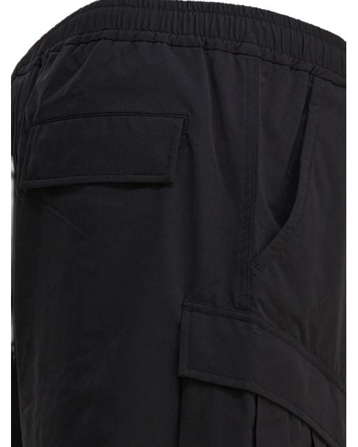 Daiwa Pier39 Black Cargo Pocket Elastic-Waist Shorts for men