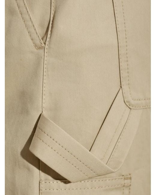 Balenciaga Natural Relaxed Cargo Trousers