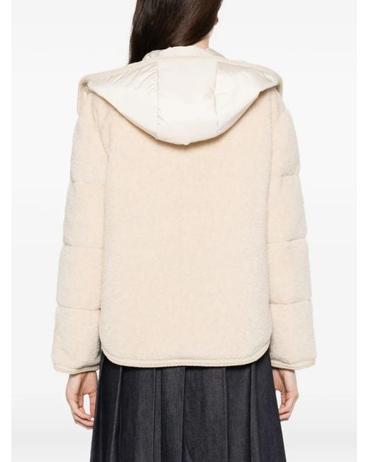 Moncler Natural Ciboulette Button Hooded Jacket