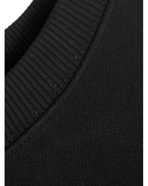 Vera Wang Black Sweat À Logo Imprimé