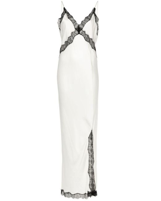 Herskind Jonathan Lace-trim Dress in White | Lyst