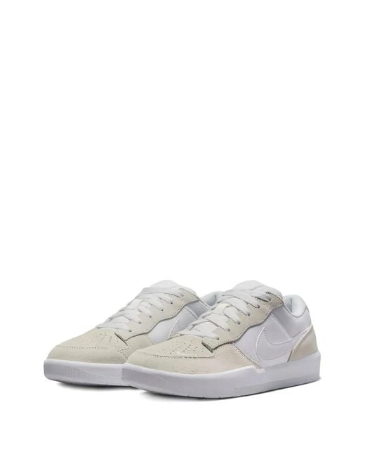 Nike White Sb Force 58 "Summit" Sneakers for men