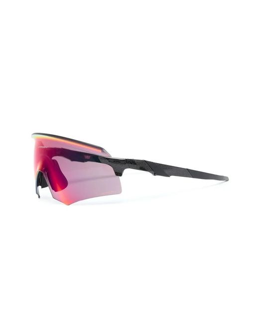 Oakley Pink Encoder Shield-Frame Sunglasses