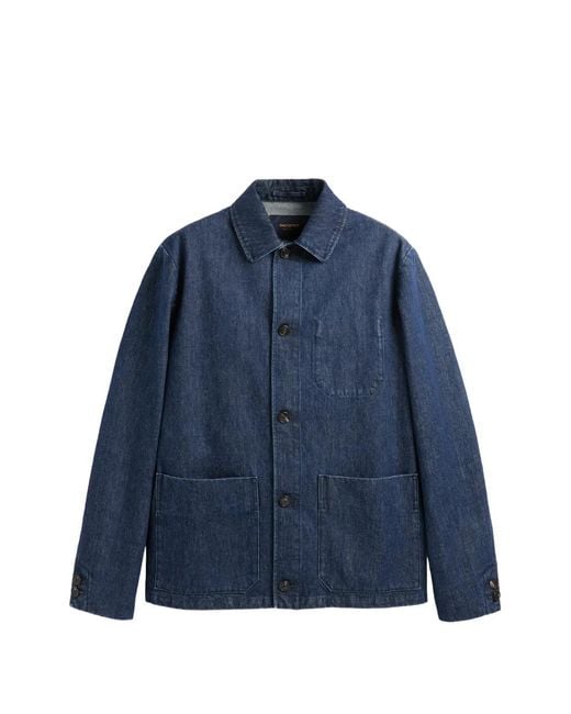 Slowear Blue Veste Incotex Division En Jean for men