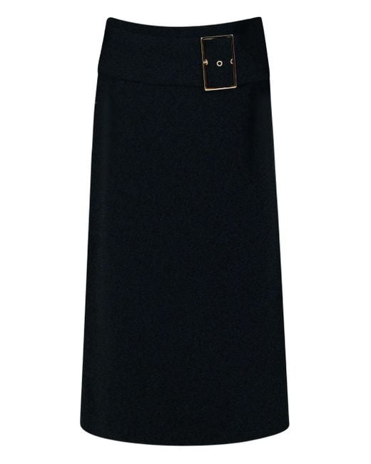 ROWEN ROSE Black Jupe Longue À Taille Basse