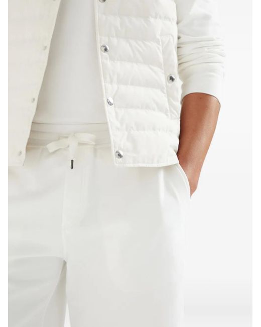 メンズ Brunello Cucinelli バミューダショーツ White