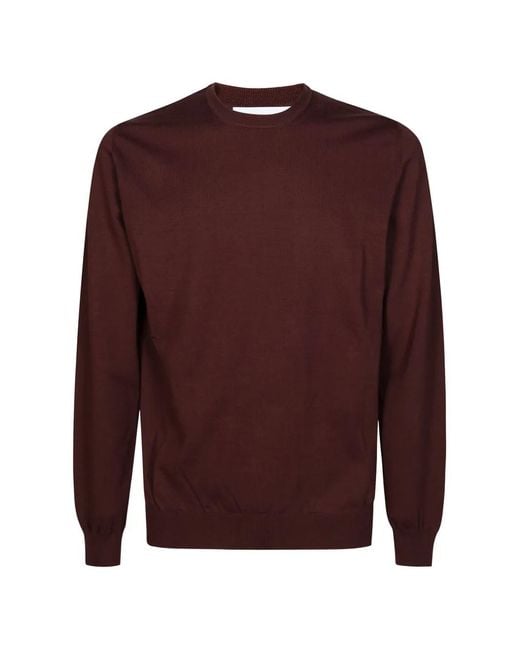 Alpha Studio Purple Round-Neck T-Shirt for men