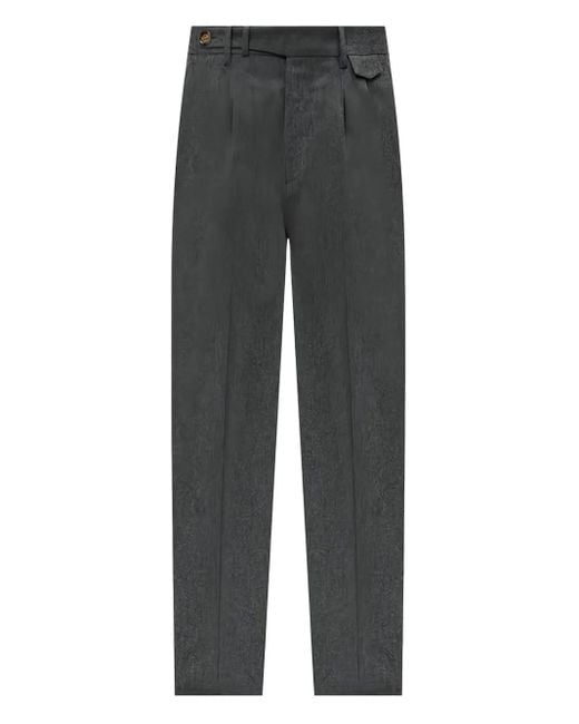 Brunello Cucinelli Klassische Bundfaltenhose in Gray für Herren
