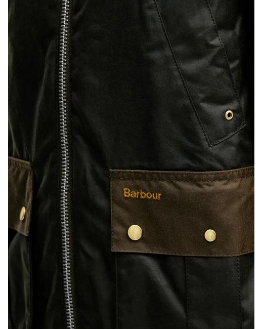Barbour Black Kettlewell Corduroy Panel Jacket