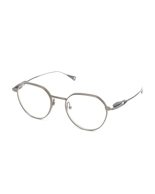 Dita Eyewear Natural Round-Frame Glasses