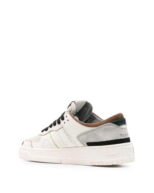 Date White Torno Panelled Sneakers for men