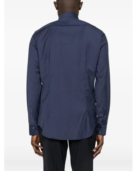 Alessandro Gherardi Blue Button Shirt for men