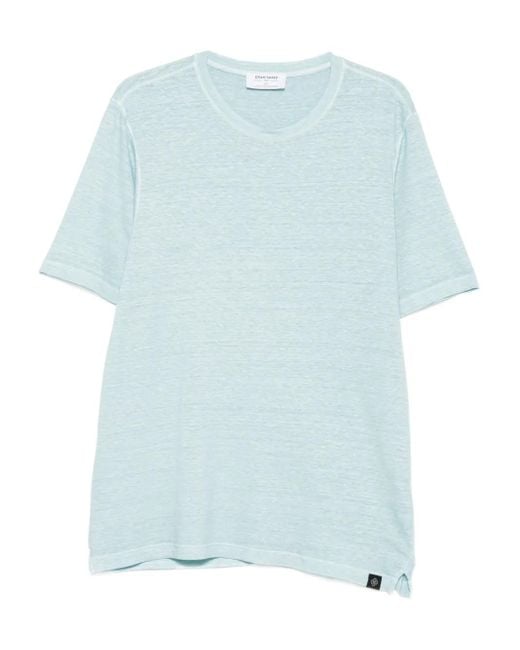 Camiseta con cuello redondo Gran Sasso de hombre de color Blue