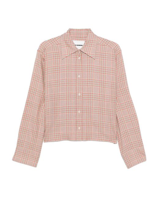 Jil Sander チェック シャツ Pink