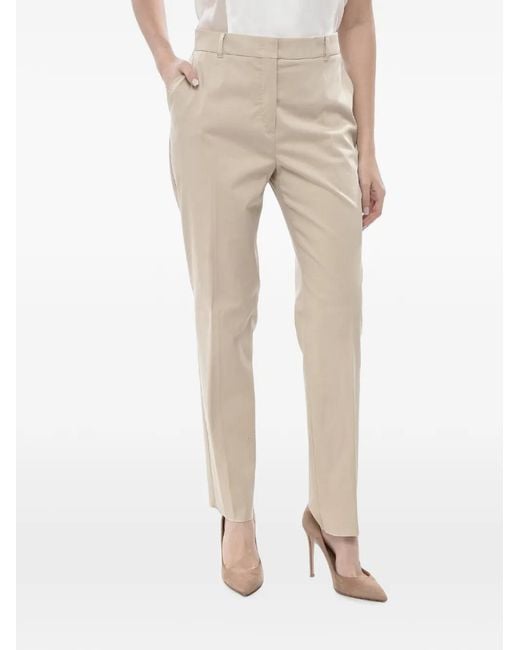 Max Mara Natural Stretch-Cotton Trousers