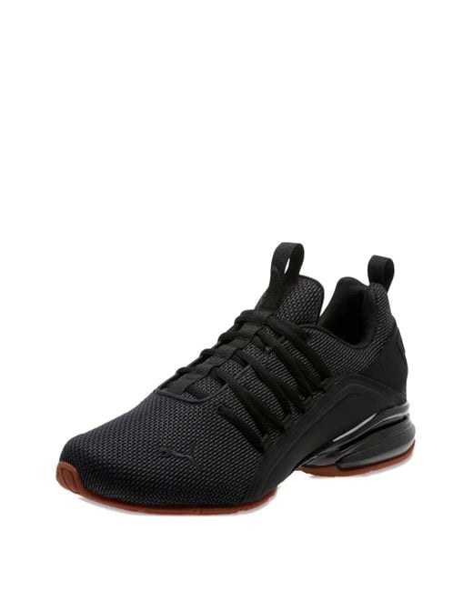 PUMA Black Axelion Sneakers for men