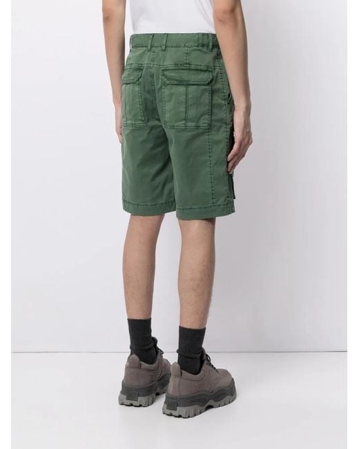 Juun.J Green Knee-Length Cargo Shorts for men