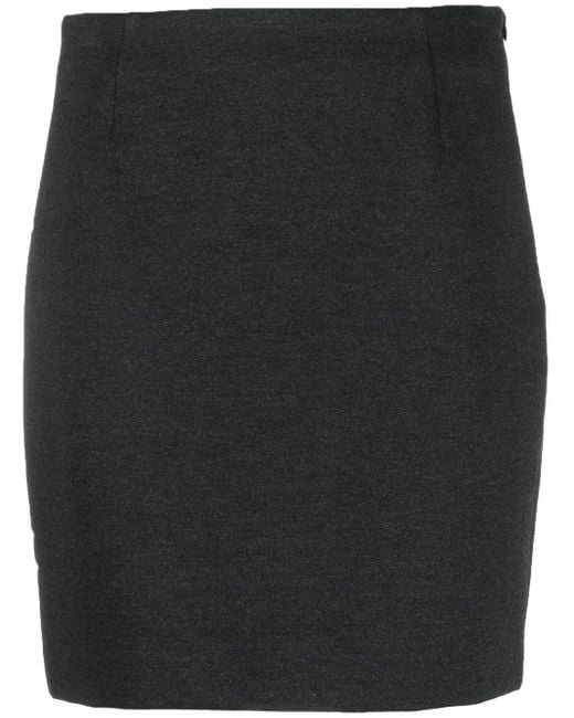 Lardini Getailleerde Mini-Rok in het Black