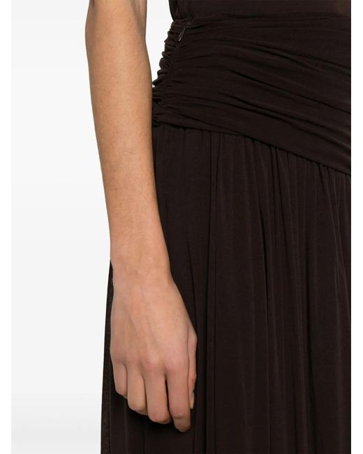Philosophy Di Lorenzo Serafini Black Chocolate Chiffon Skirt