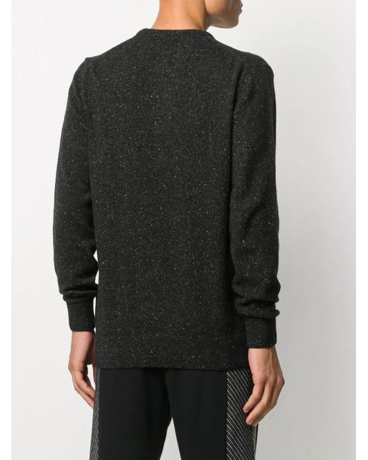 Barbour Black Embroidered Logo Jumper for men