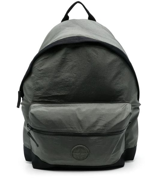 Stone Island Gray Backpack for men