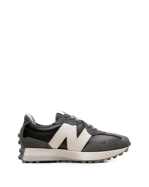 New Balance White 327 Sneakers