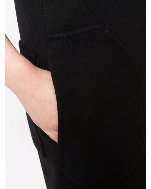 Robe Courte En Maille À Design Sans Manches Max Mara en coloris Black