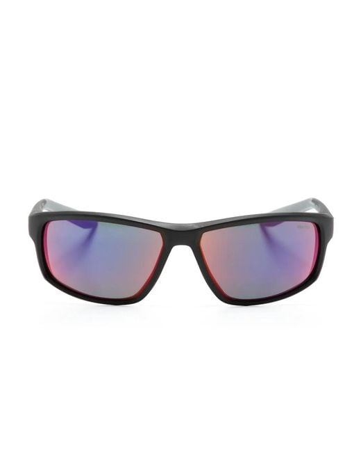 Nike Blue Rectangular Sunglasses