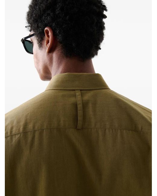 Studio Nicholson Green Solst Hest-Pocket Shirt for men