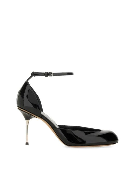 Sportmax White Ankle-Strap Pointed Pumps