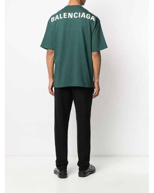 green balenciaga tee