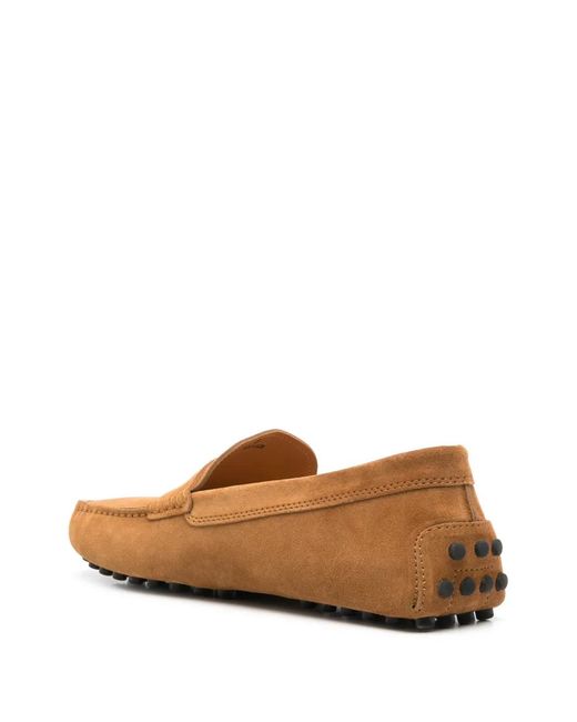 Tod's Brown Flat Shoes for men