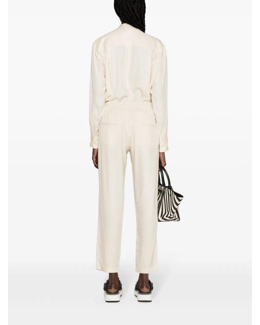 Isabel Marant Natural Berati Tapered Trousers