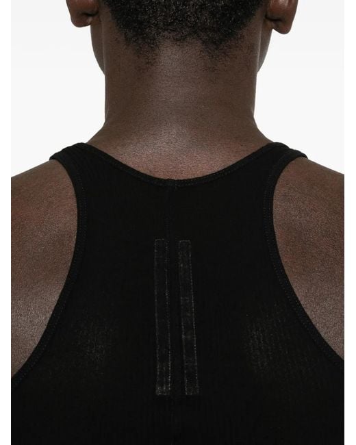 Rick Owens Black Sleeveless Tops for men