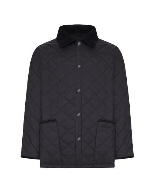 Barbour Blue Liddesdale Diamond-Quilted Jacket for men