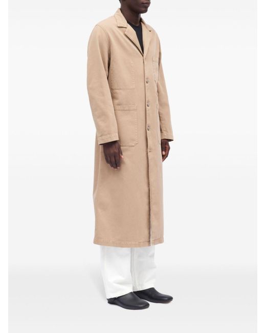 Manteau en coton à simple boutonnage MM6 by Maison Martin Margiela pour homme en coloris Natural