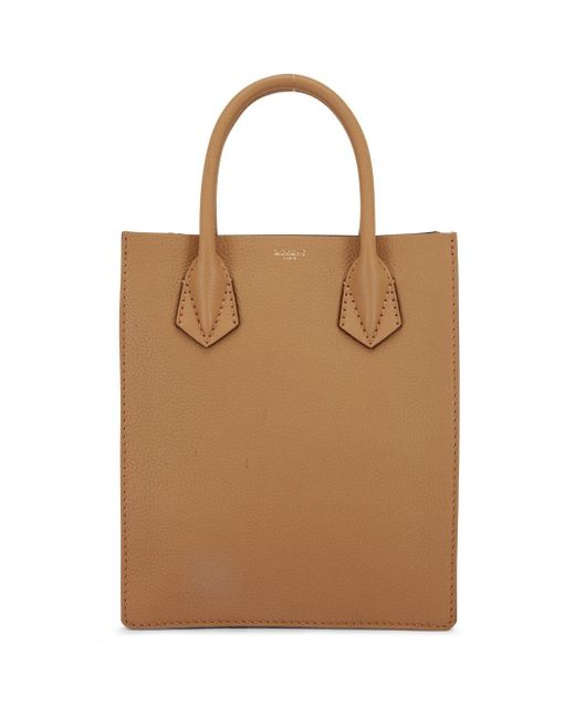 Moreau Brown Logo-print Leather Tote Bag