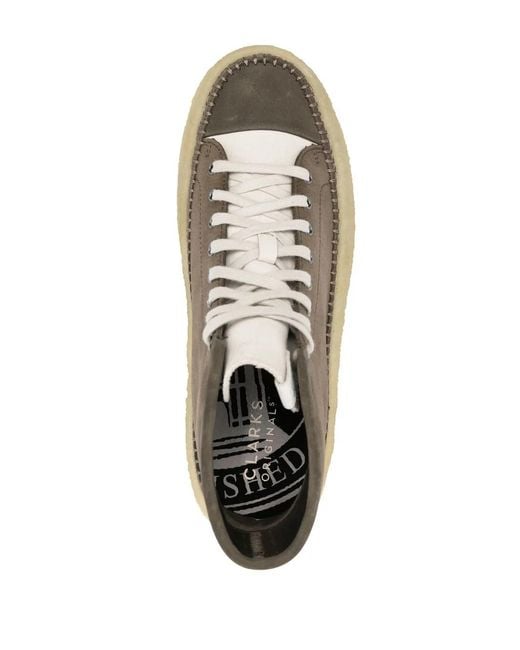 Sneakers Caravad Mid di Clarks in Brown da Uomo