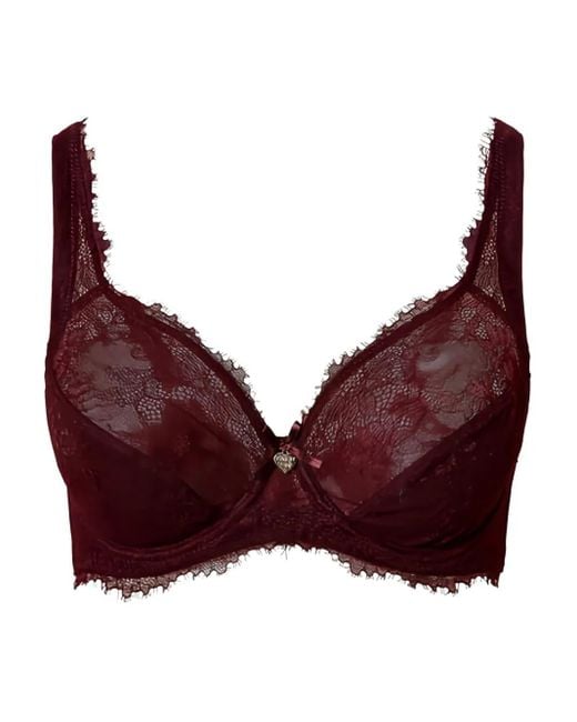 Sujetador de encaje Twinset de color Purple