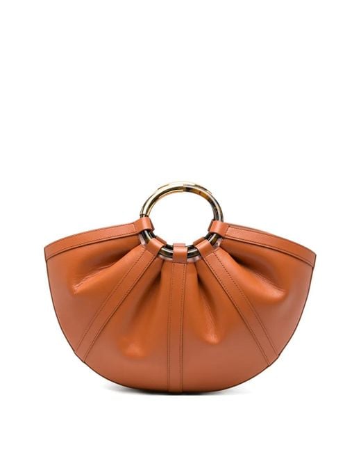 Coccinelle Brown Shell Tote Bag